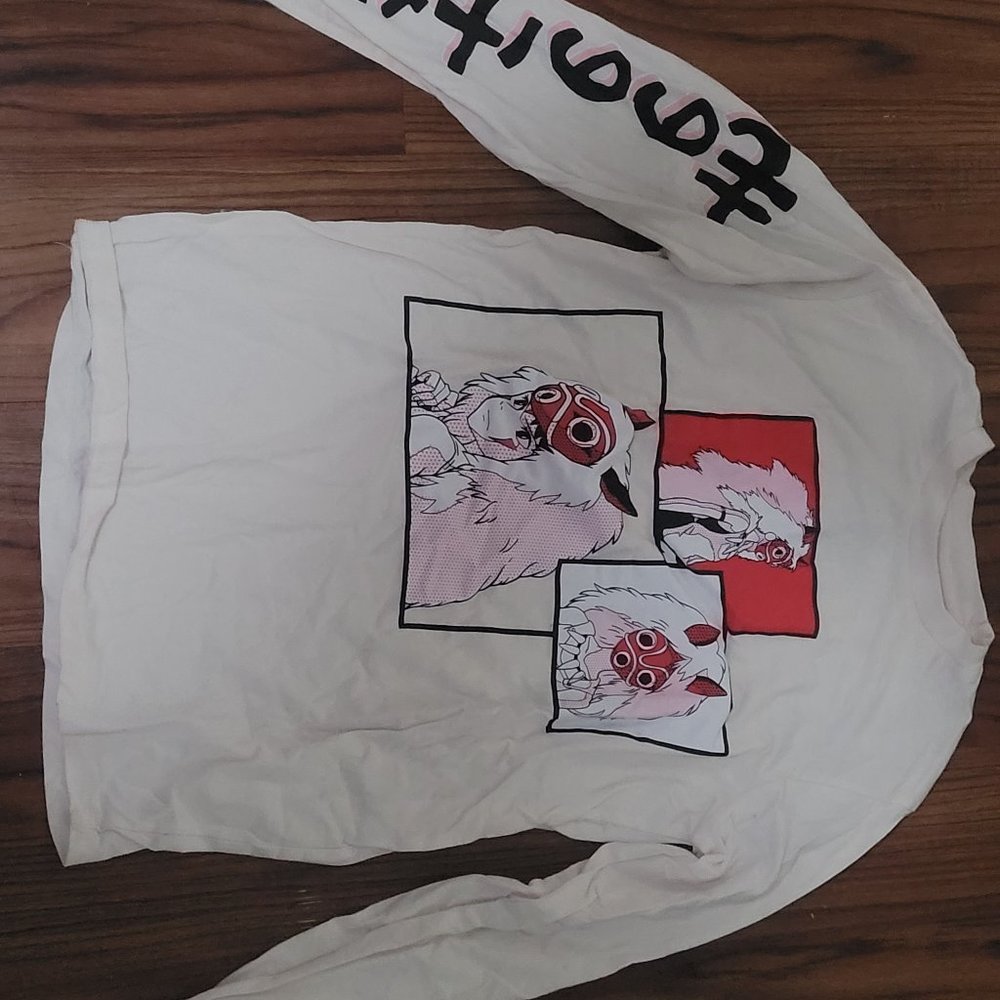 Princess Mononoke Long Sleeve, Size XS